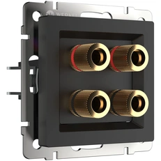 Изображение Акустическая розетка (черный матовый) W1185008